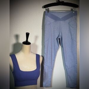 NWOT…FREE PEOPLE MOVEMENT Good Karma Square Neck Bra & FPM Leggings matching set